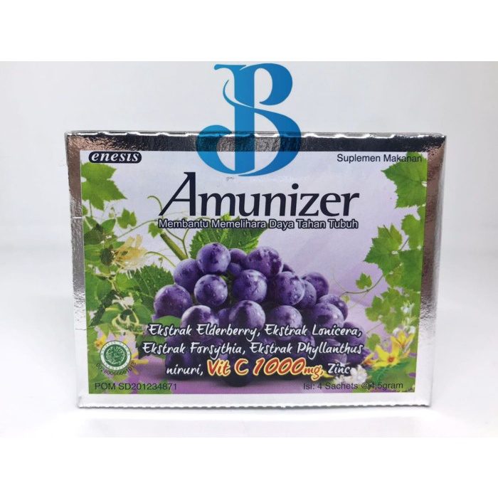 Amunizer C 1000 mg box isi 4 sachet vitamin c 1000mg