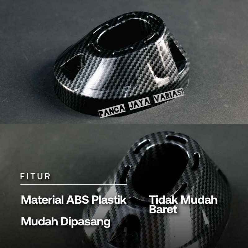 Cover Knalpot Nemo Karbon Vario 160 Tutup Body Samping Sen Cover Sen Depan Cover Hawa Cover Radiator Cover Moncong Knalpot Cover Lampu Stop Cover Cvt Nemo Vario 160 Karbon/Carbon Nemo