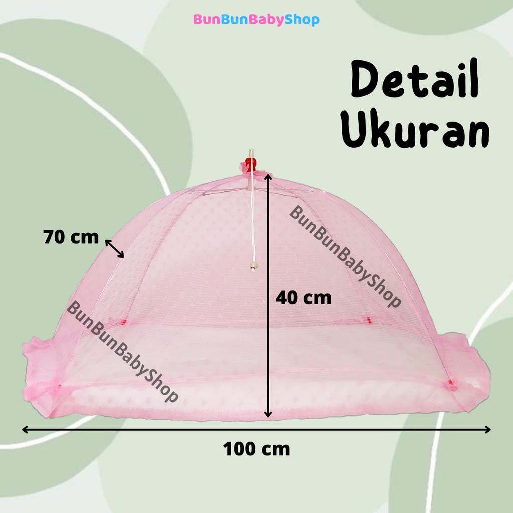 JUMBO Kelambu Bayi Kojong Perlengkapan Baru Lahir Newborn Peralatan Tidur Murah Lipat Baby New Born