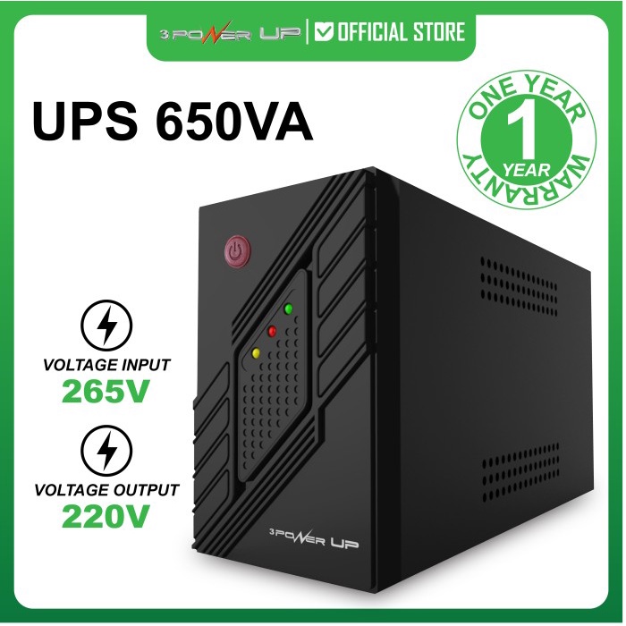 UPS Power Up 650VA Garansi 1 Tahun AVR