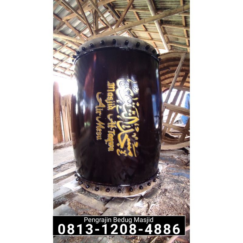 ( Bayar Setelah Besug Sampai Lokasi Anda ) Bedug Masjid Besar Beduk Masjid Kayu Jati Kulit Sapi Kuli