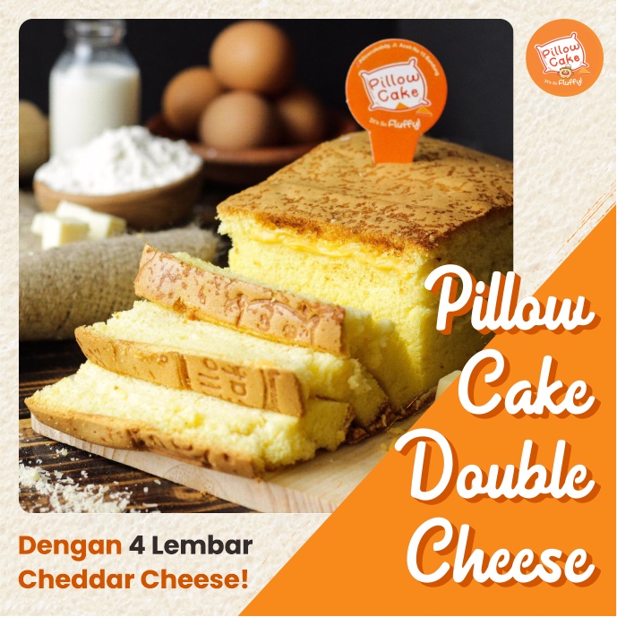 

PILLOW CAKE DOUBLE CHEESE (Bisa di Vacuum)