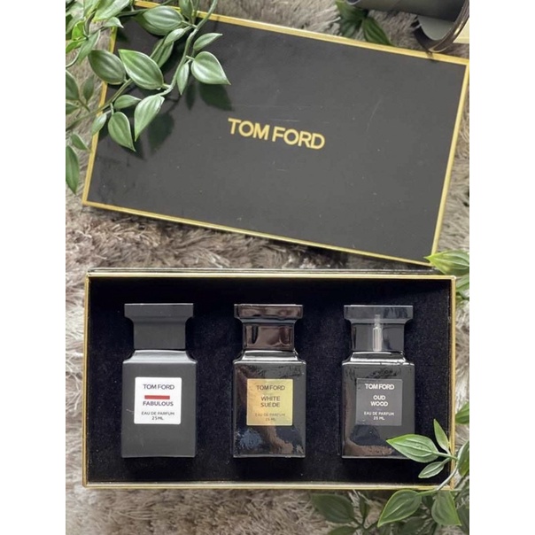 [ Gift Set Box ] Tom Ford Parfume 3in1 Box Hitam
