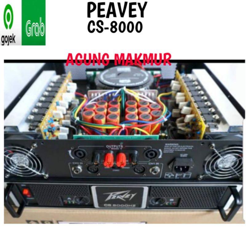 Power Amplifier Peavey CS8000HZ / Power Peavey  CS 8000 HZ