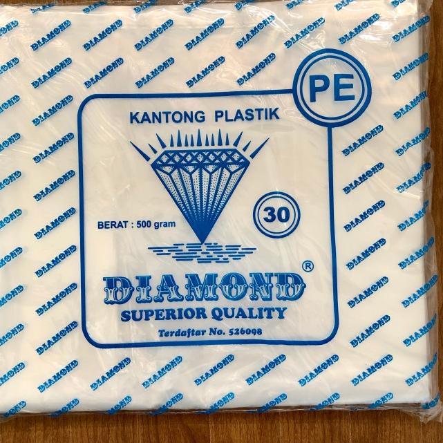 

Kantong plastik BENING TEBAL 30 x 50cm - DIAMOND