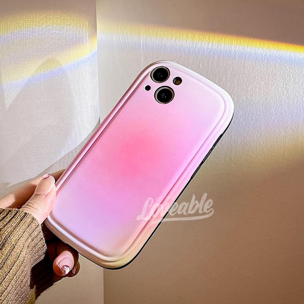 Rainbow flat gradient case Iphone for x xs max xr 11 12 pro max