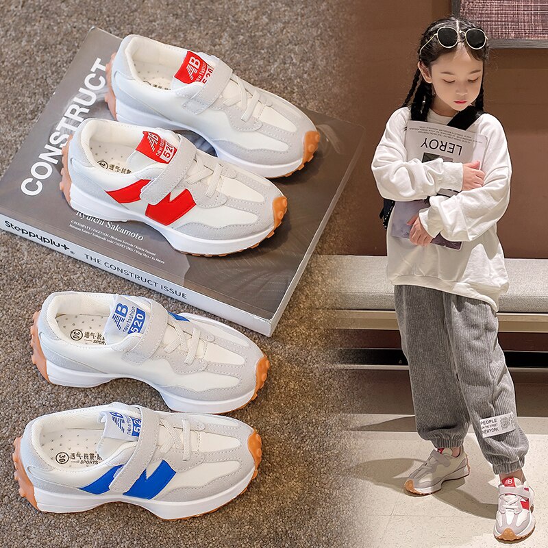 Sepatu Anak Laki Laki Sneaker Anak Perempuan AB-520 NEERO Sepatu Sport Anak Casual Import