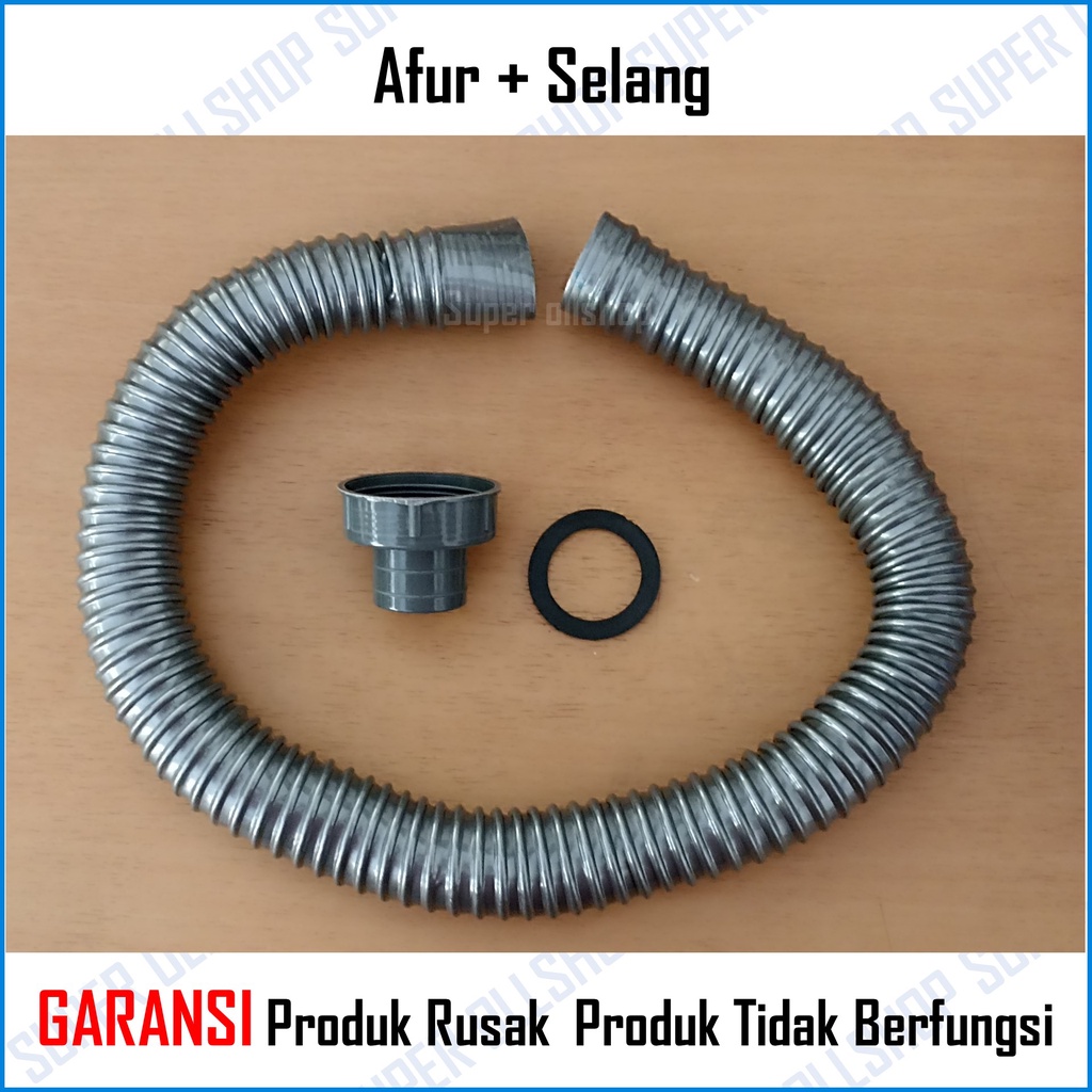 Afur Selang Bak Cuci Piring Set Murah / Selang Afur Pembuangan Bak Cuci Piring Wastafel Kitchen Sink Drainer Set