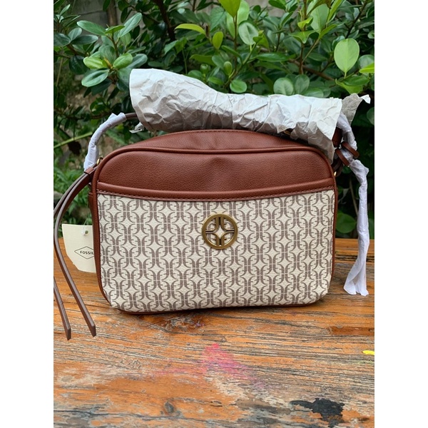 brennon camera bag taupe / tan