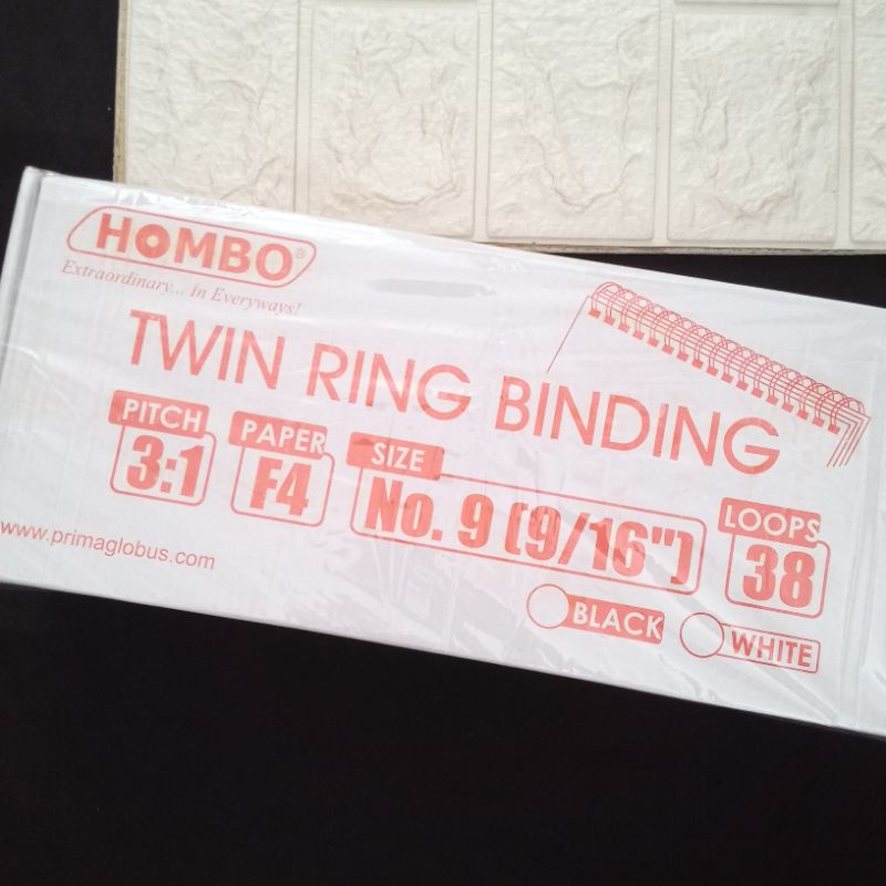 

Ring Hombo F4 no. 9 Warna Hitam (9/16")