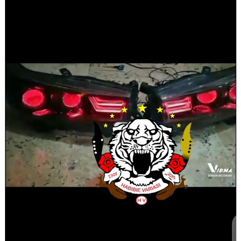 Headlamp Innova Reborn RGB Androit Aplikasi Handphone Doubel Projector Type G V Q.Lampu Custom Innov
