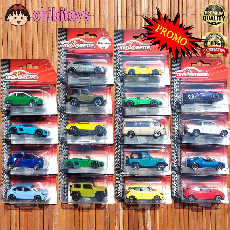 Majorette Lamborghini Aventador SV Audi R8 Chevy Silverado Alfa Romeo 4C Ford GT Suzuki Swift Sport