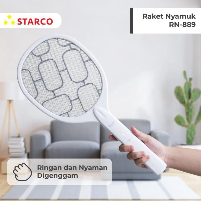 Starco Raket Nyamuk Rechargeable RN-889