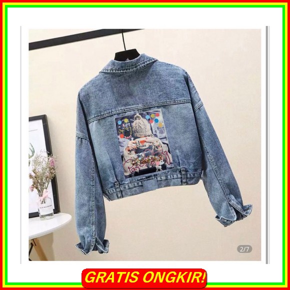 Jual Vest / Rompi Denim Ripped Casual Y.H Keren Maksimal Preloved Pria Jaket Jeans Crop Girls Republ