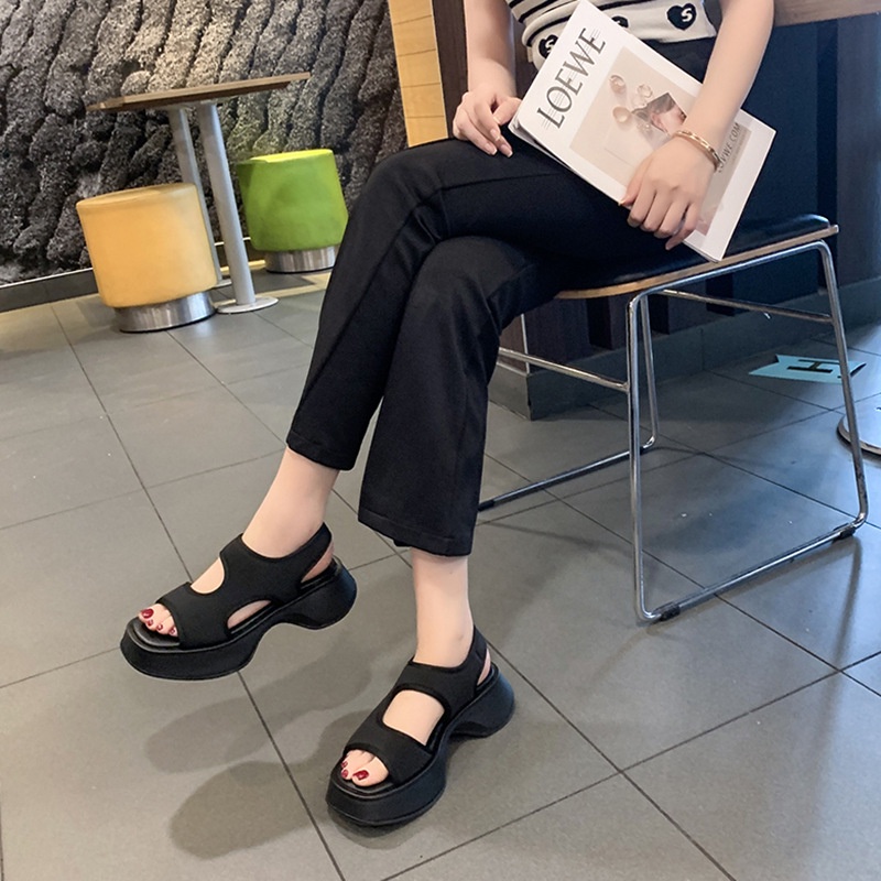 [ ORIGINAL IMPORT ] Sepatu Sandal Slip On Wanita Import Premium Quality SI181