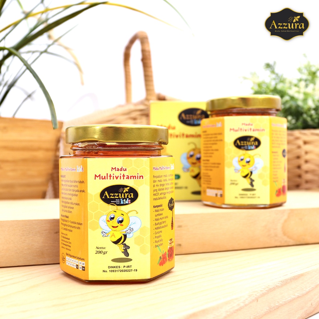 

Madu Azzura - Madu Multivitamin Kids 200 Gr Madu