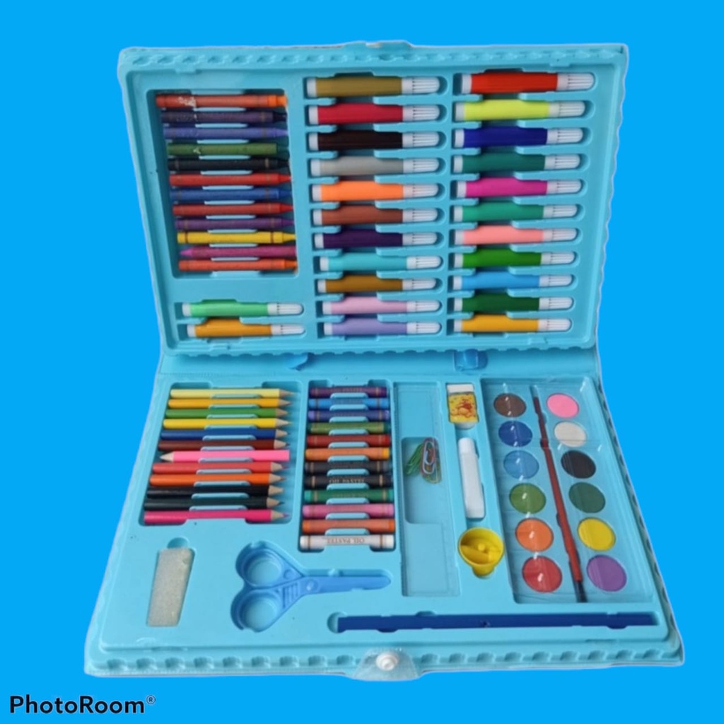 

CRAYONSET 86 Crayon Set Isi 86 Pensil Warna Cat Air Alat Lukis Karakter Stationary Color Pencil Murah