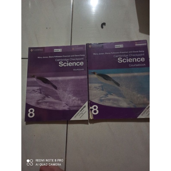 

Cambridge Checkpoint Science Coursebook + Workbook 8