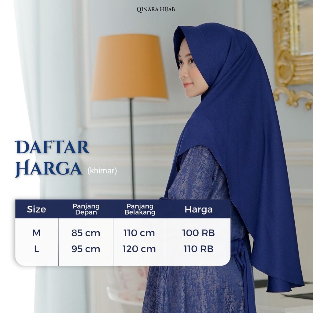 Khimar Ibu dan Anak Samara Eid Series Navy