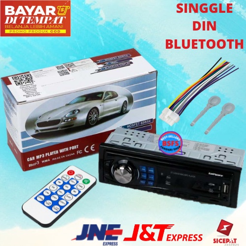TAPE Audio Tip Mobil Bluetooth tipe head unit single din MP3 Player  receiver power Radio USB  S210L