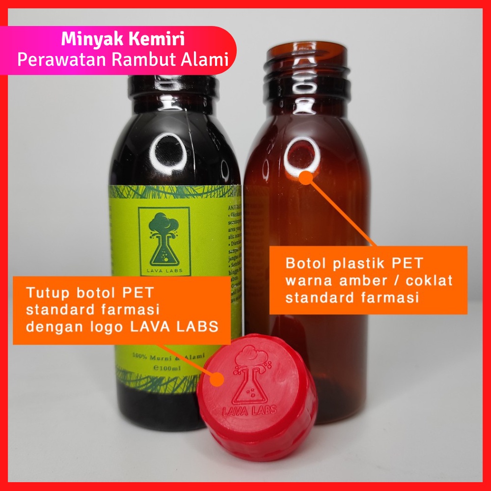 Minyak Kemiri Bakar Penumbuh Rambut Bayi Kumis Alis Bulu Mata Dewasa Anak Penghilang Uban Penghitam 