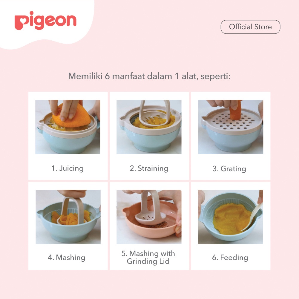 Pigeon Home Baby Food Maker / Pembuat Mpasi