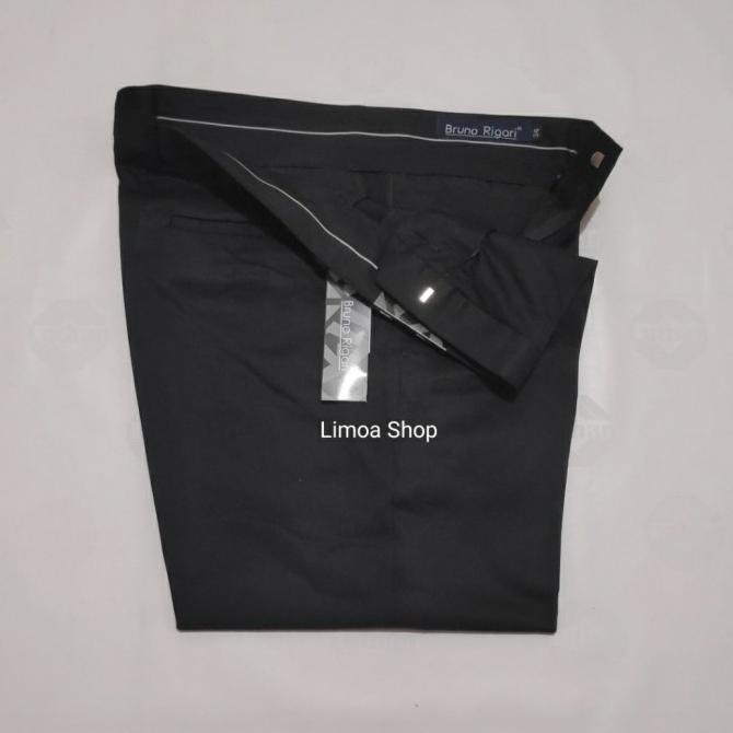 Celana Pria Formal SLIM FIT Warna HITAM Merk Bruno Rigari BR 01 TERMURAH DAN TERLARIS
