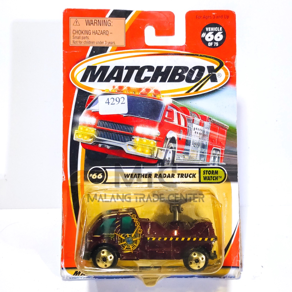 Matchbox Weather Radar Truck