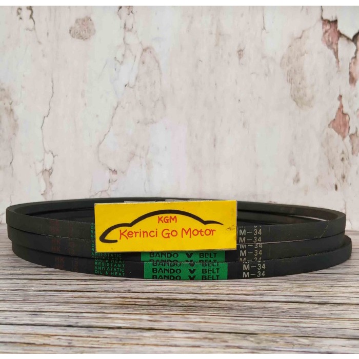 BANDO VAN BELT M-34 V BELT TALI KIPAS M34 FAN BELT MESIN CUCI POLOS