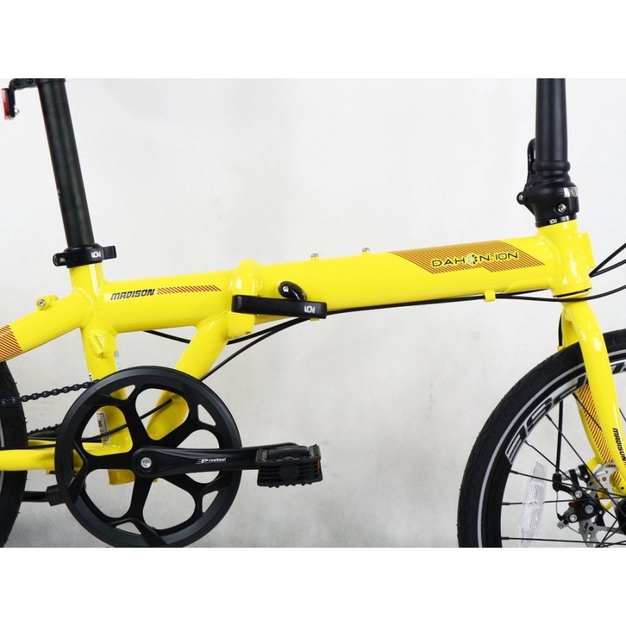 Sepeda Lipat Dahon Ion Madison 20 inch yellow Kuning