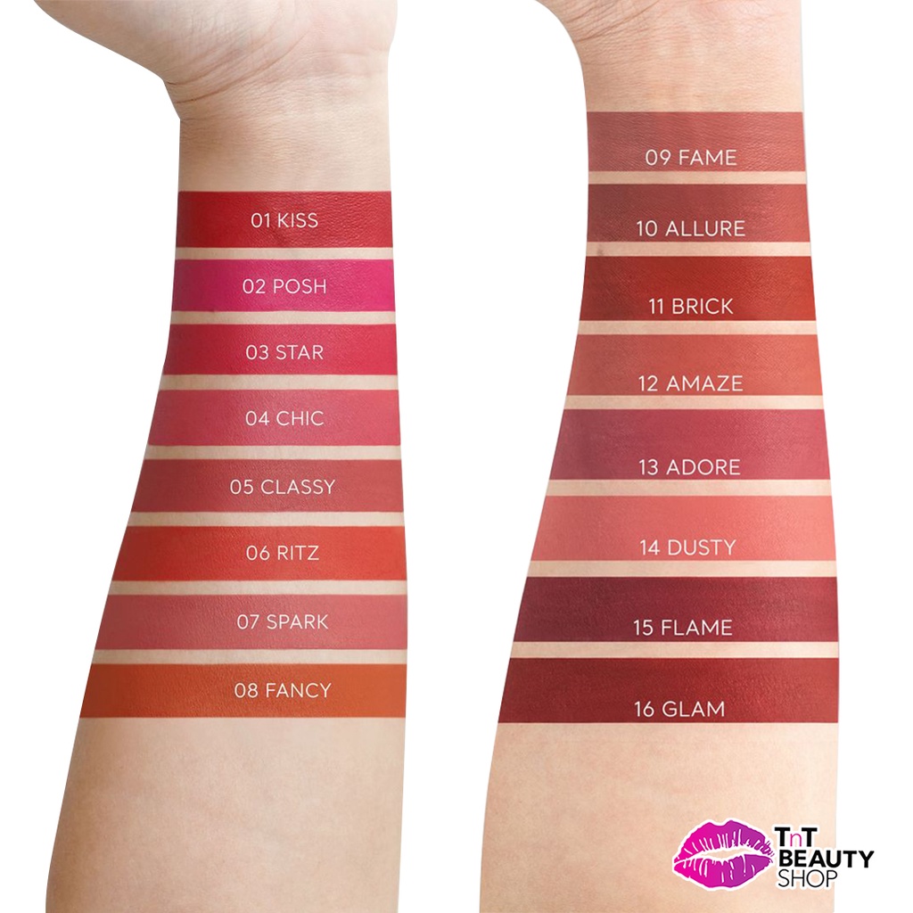 Hanasui Mattedorable Lip Cream | Matte Dorable LipCream Lipstick Cair Mate Hanasui | BOBA EDITION | TnT Beauty Shop-2