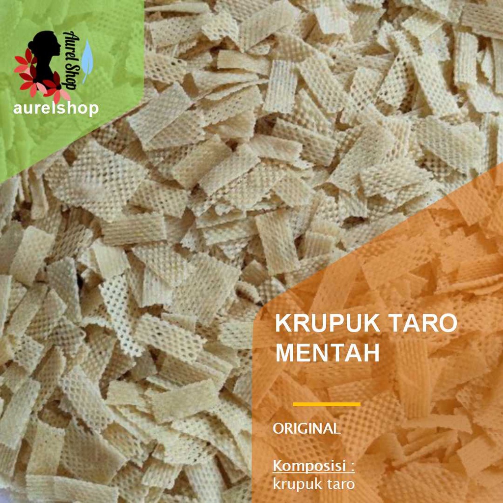 

Krupuk Taro Mentah kemasan 1 kg