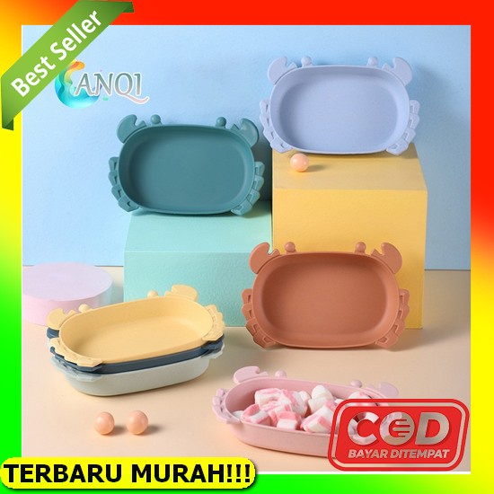 Kotak Makan Anak Anti Tumpah Lunch Box 3 Sekat Lucu Box Bekal Nasi Bento Untuk Perempuan Laki-Laki C