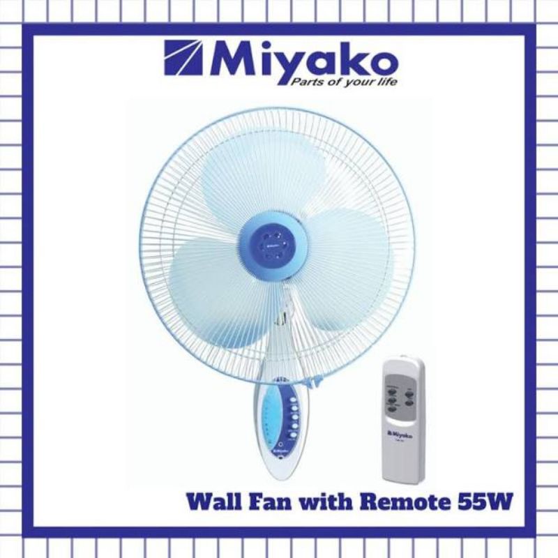 Jual KIPAS ANGIN MIYAKO DINDING REMOTE/KIPAS ANGIN MIYAKO WALL FAN KAW