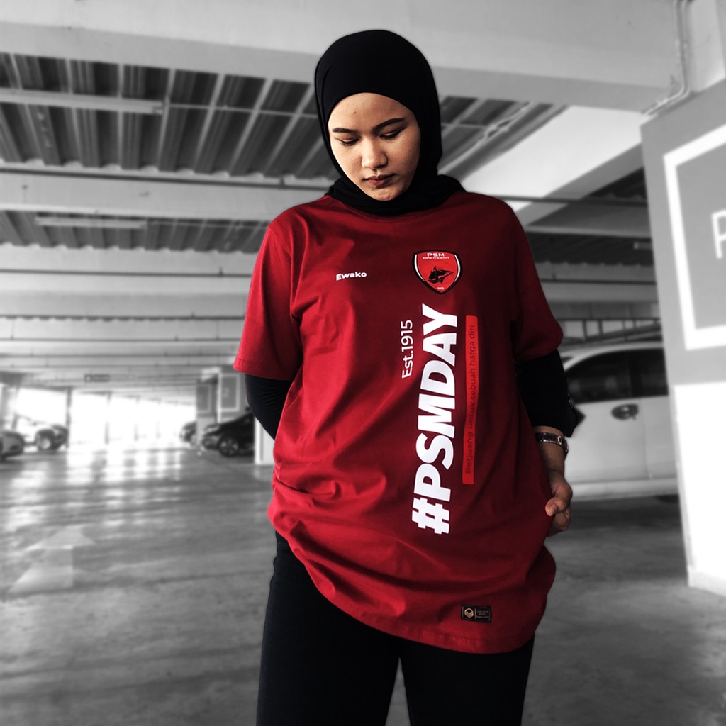 [PREMIUM] Kaos PSM Makassar Edisi PSMlogo  / Baju PSM Makassar / Kaos Makassar / Tshirt PSM / Jersey
