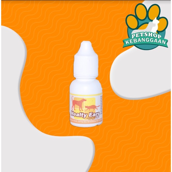 Obat tetes Telinga Kucing Anjing Healty Ears Ampuh Basmi Parasit Kutu