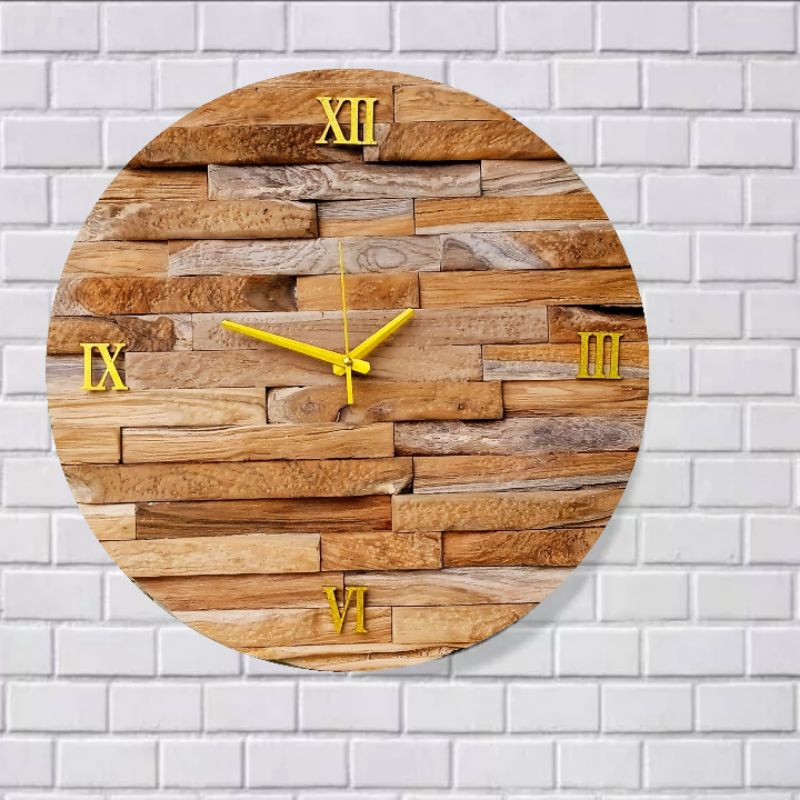 HIASAN DINDING JAM DINDING BESAR RUANG TAMU LIVING ROOM MEWAH BESAR ESTETIK