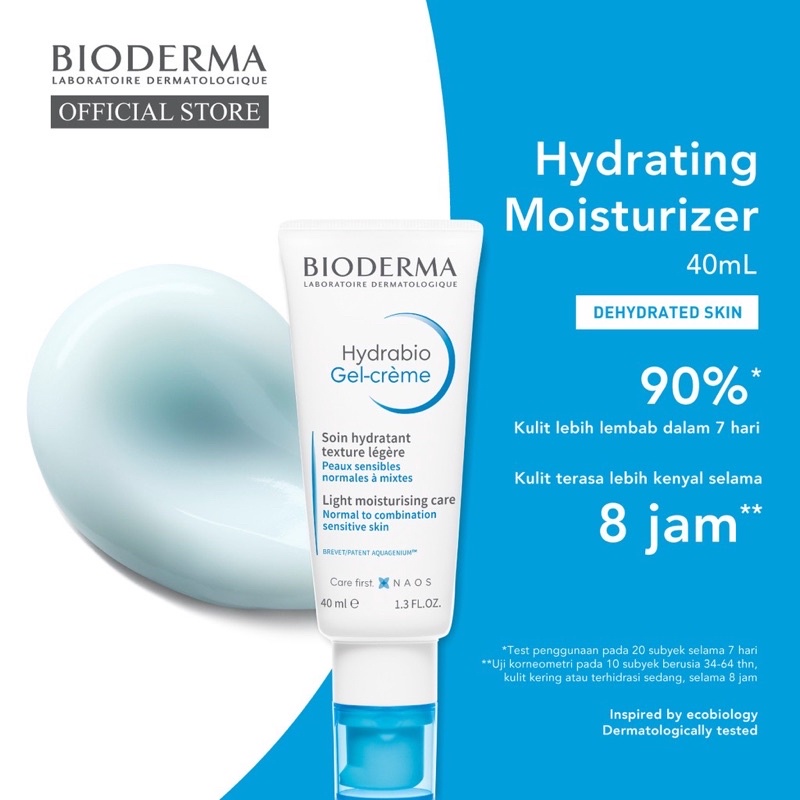 Jual Bioderma Hydrabio Gel Creme 40 ml Hydrating Moisturizer