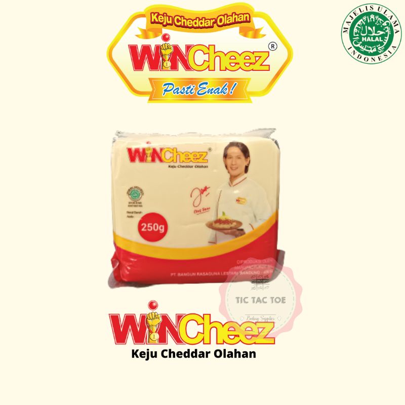 Keju Cheddar Wincheez 250gr HALAL (ED JULI 2024) Keju Chef Juna