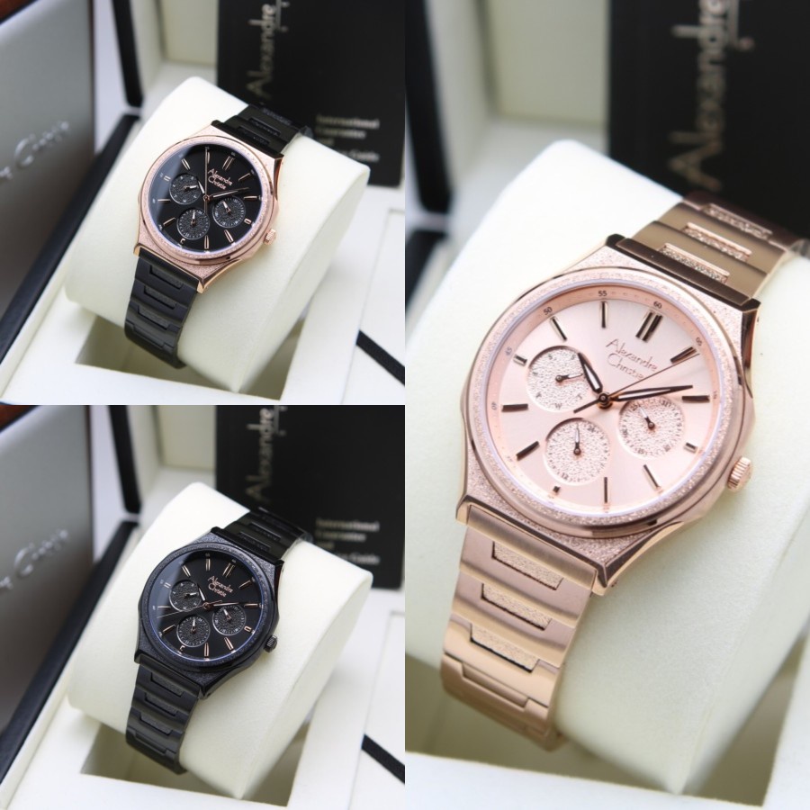 JAM TANGAN WANITA ALEXANDRE CHRISTIE AC 2A09 AC2A09 SERIES TERBARU ORIGINAL