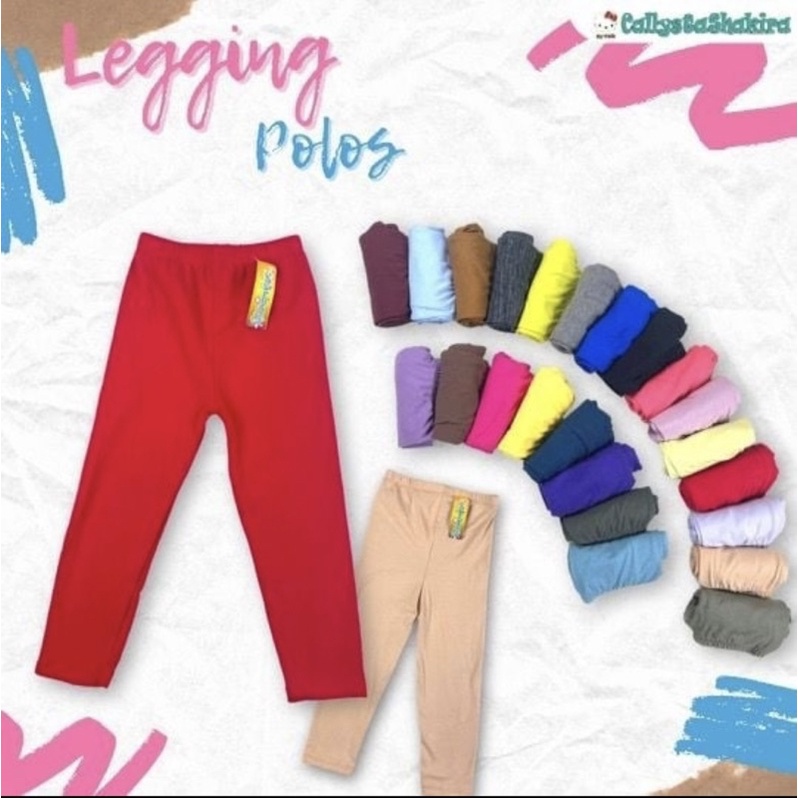 legging polos PREMIUM BAHAN TEBAL &amp; ADEM 1-6th