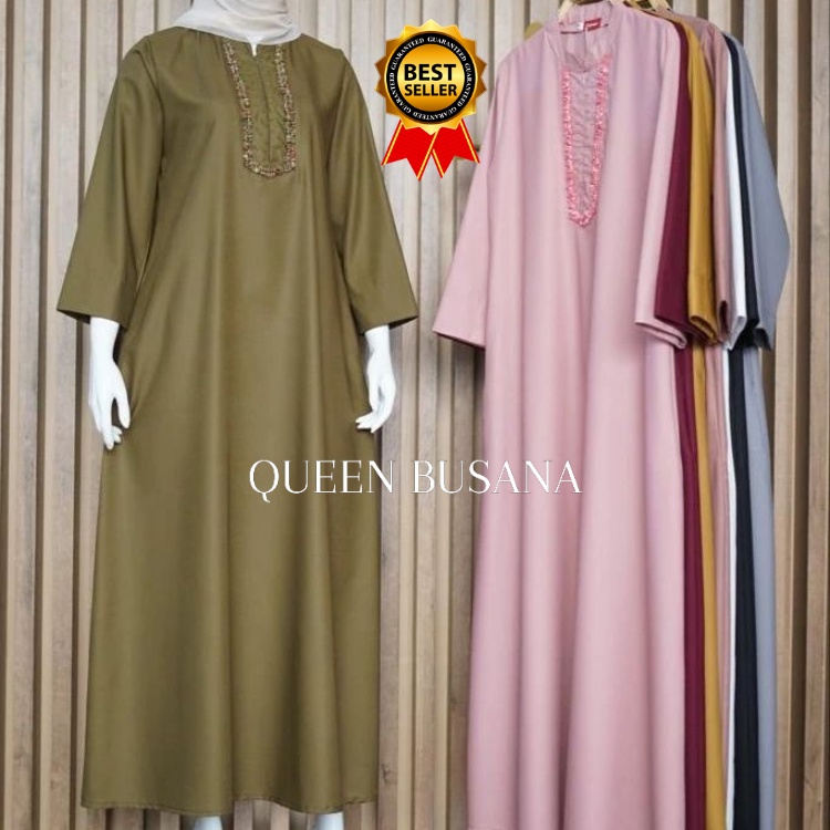 COD GAMIS KATUN TOYOBO PREMIUM  MOTIF PAYET BATU MEWAH / GAMIS KATUN TOYOBO / GAMIS PAYET / GAMIS MU