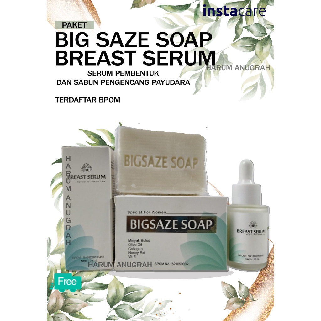 PEMBESAR PAYUDARA BOKONG PALING CEPAT AMPUH PERMANEN BIGSIZE SOAP BPOM PEMBESAR PAYUDARA AMPUH