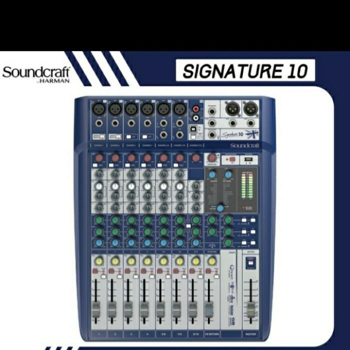 Mixer Audio Soundcraft Signature 10 Usb Original Guaranteed