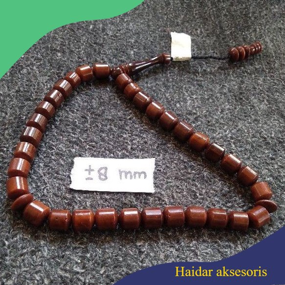 tasbih kokka peluru ± 8 mm ( 8mm ) 33 butir