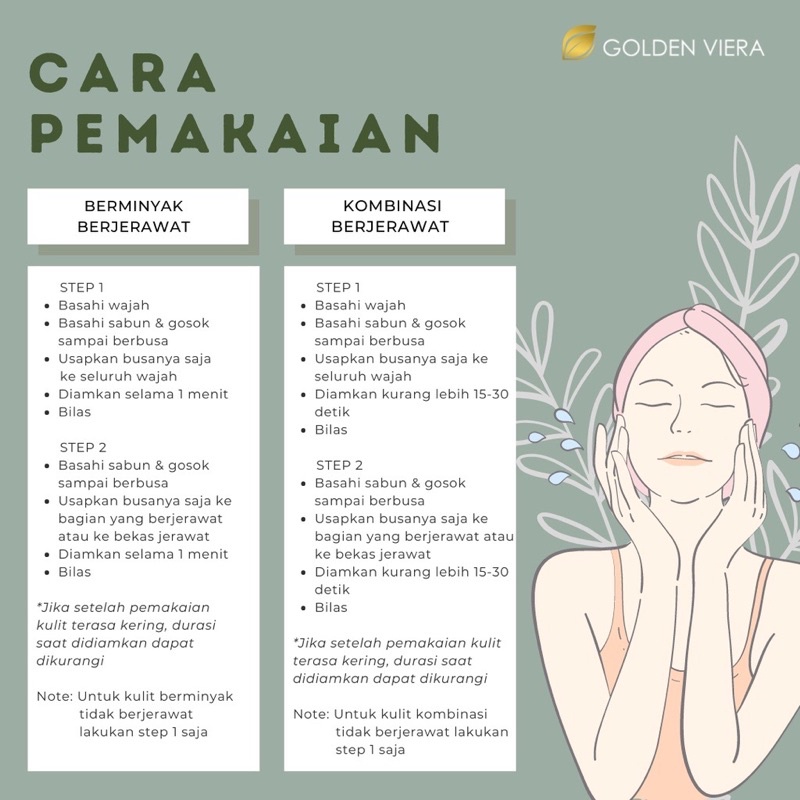 Golden Viera Herbal Soap Original Kemasan Baru Bebas Pilih Hadiah