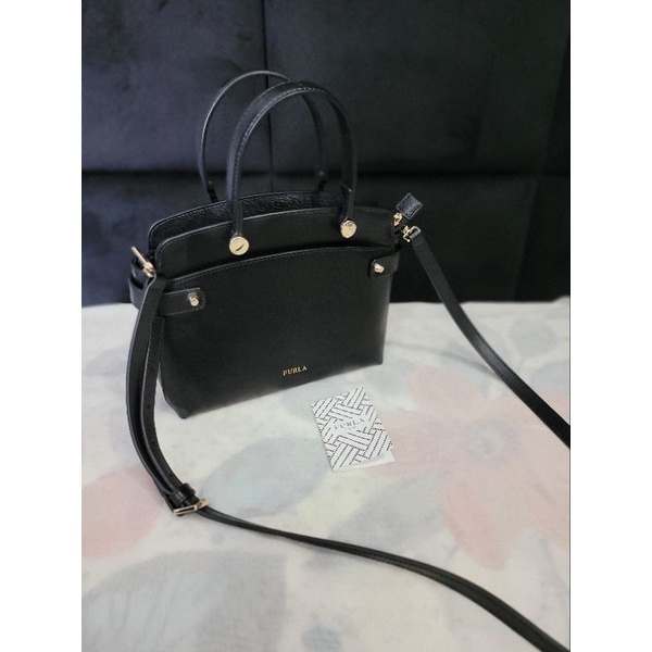 Preloved Tas Furla agatha small Black