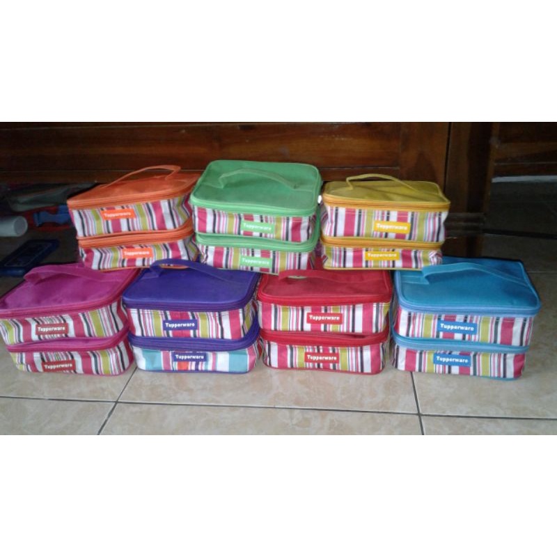 Tas Tupperware Simple Cantik tempat makan anak, dewasa Lolly.