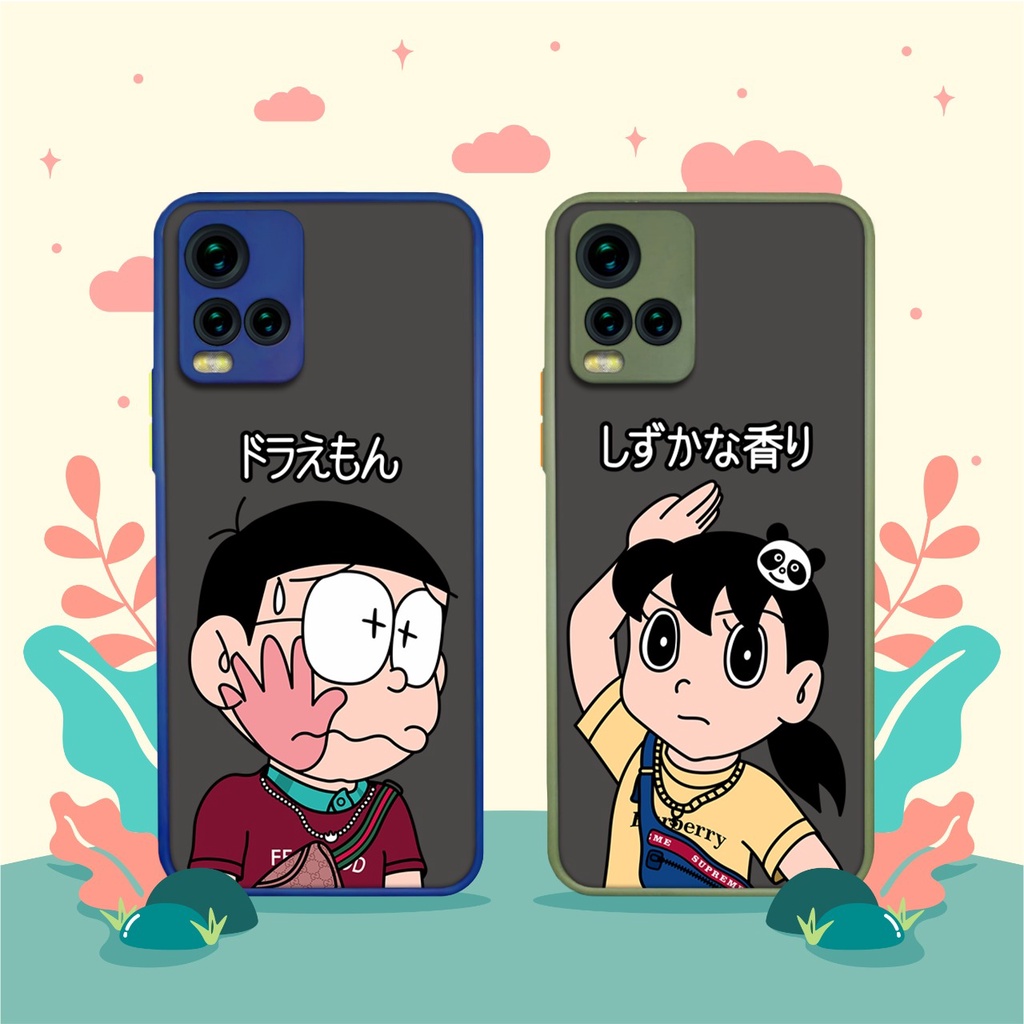 PRINTING HYBRID Nobita Shizuka case infinix hot 9 play reno 6 4g oppo f7 a76 a96 4g a16k a16e