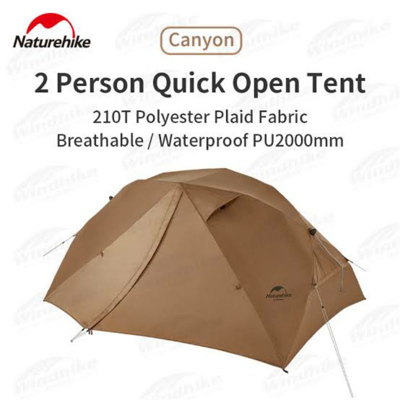 TENDA CANYON 2P NATUREHIKE NH22ZP005 (210T)